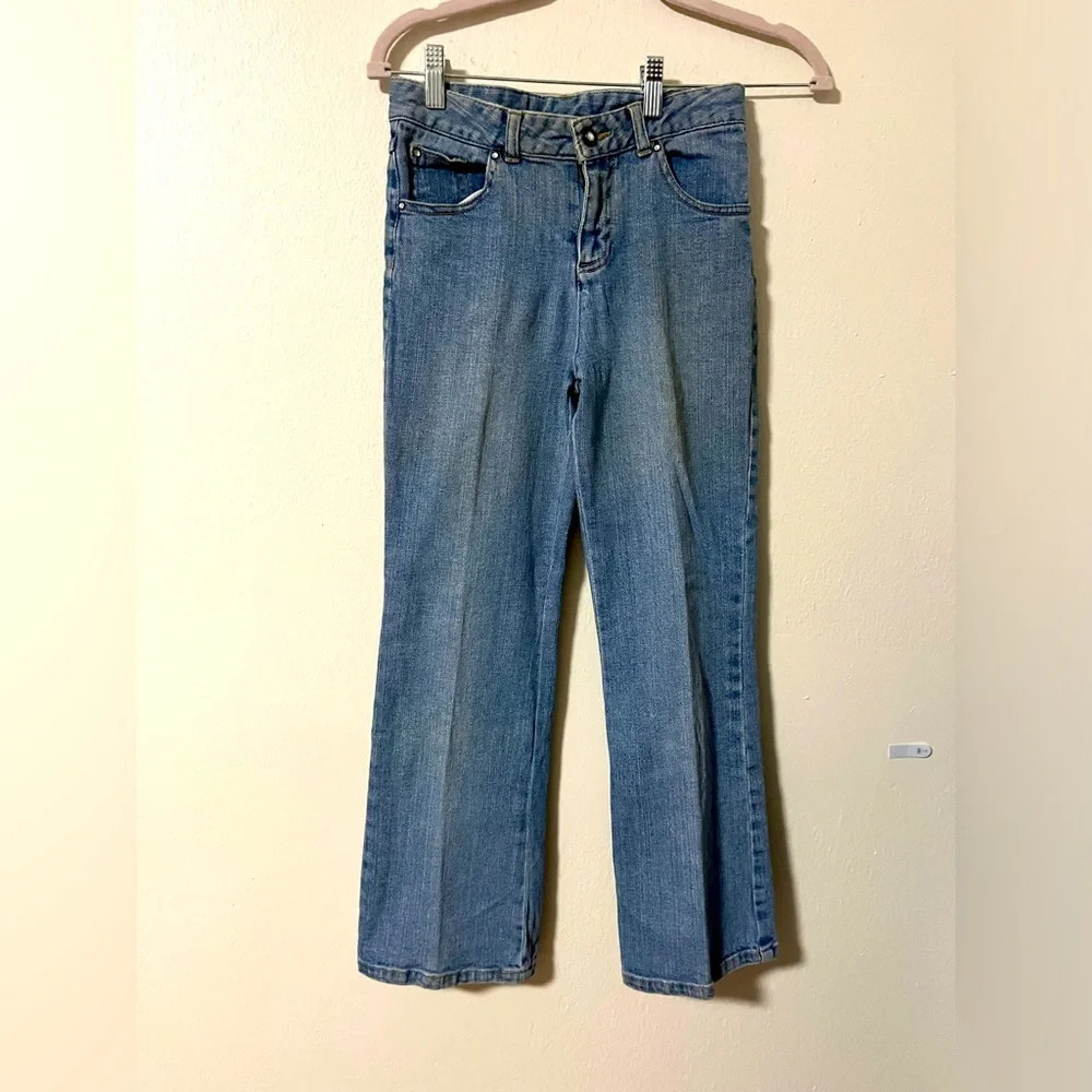 Y2K wide leg Mary-Kate and Ashley denim for girls genuine vintage jeans size 12